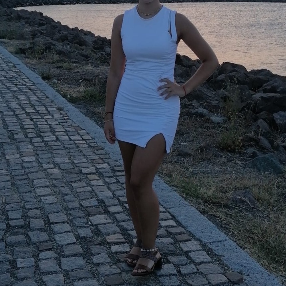 Forever 21 Women’s White Sleeveless Bodycon Dress Sz. S